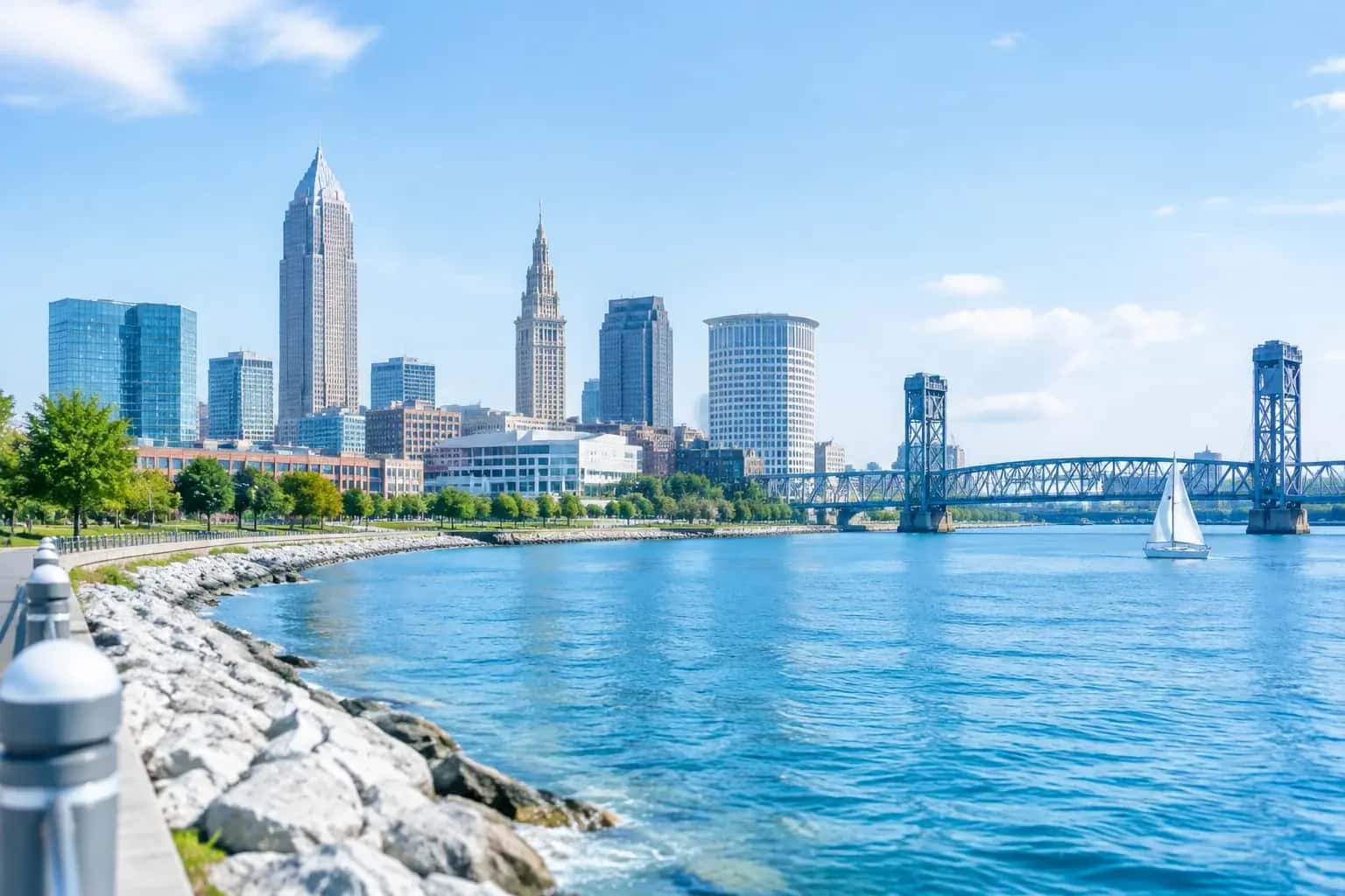 Northeast Ohio business district near Parma, Ohio