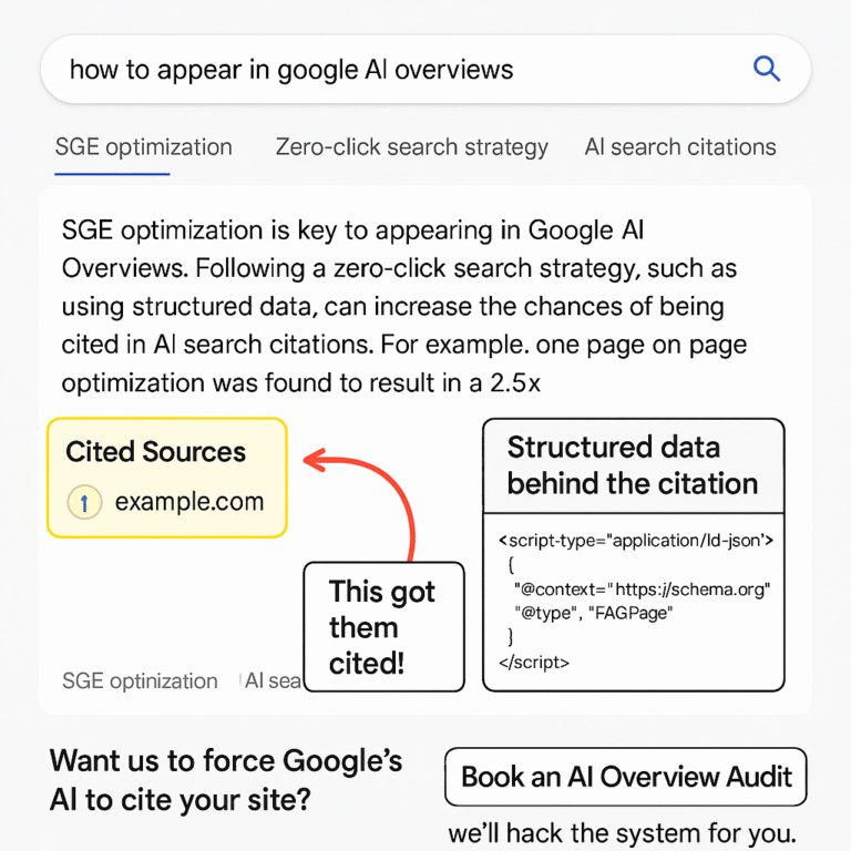 How to Optimize for Google’s AI Overviews (Formerly SGE)
